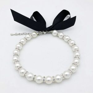 Diamond Dogs Pearl Necklace